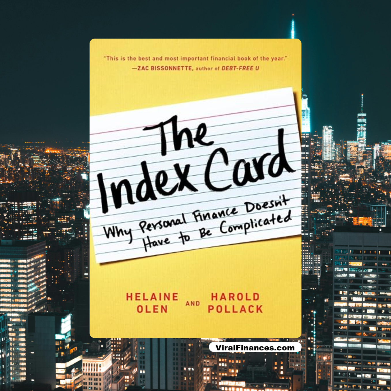 The Index Card: Why Personal Finance Doesn’t Have to Be Complicated
